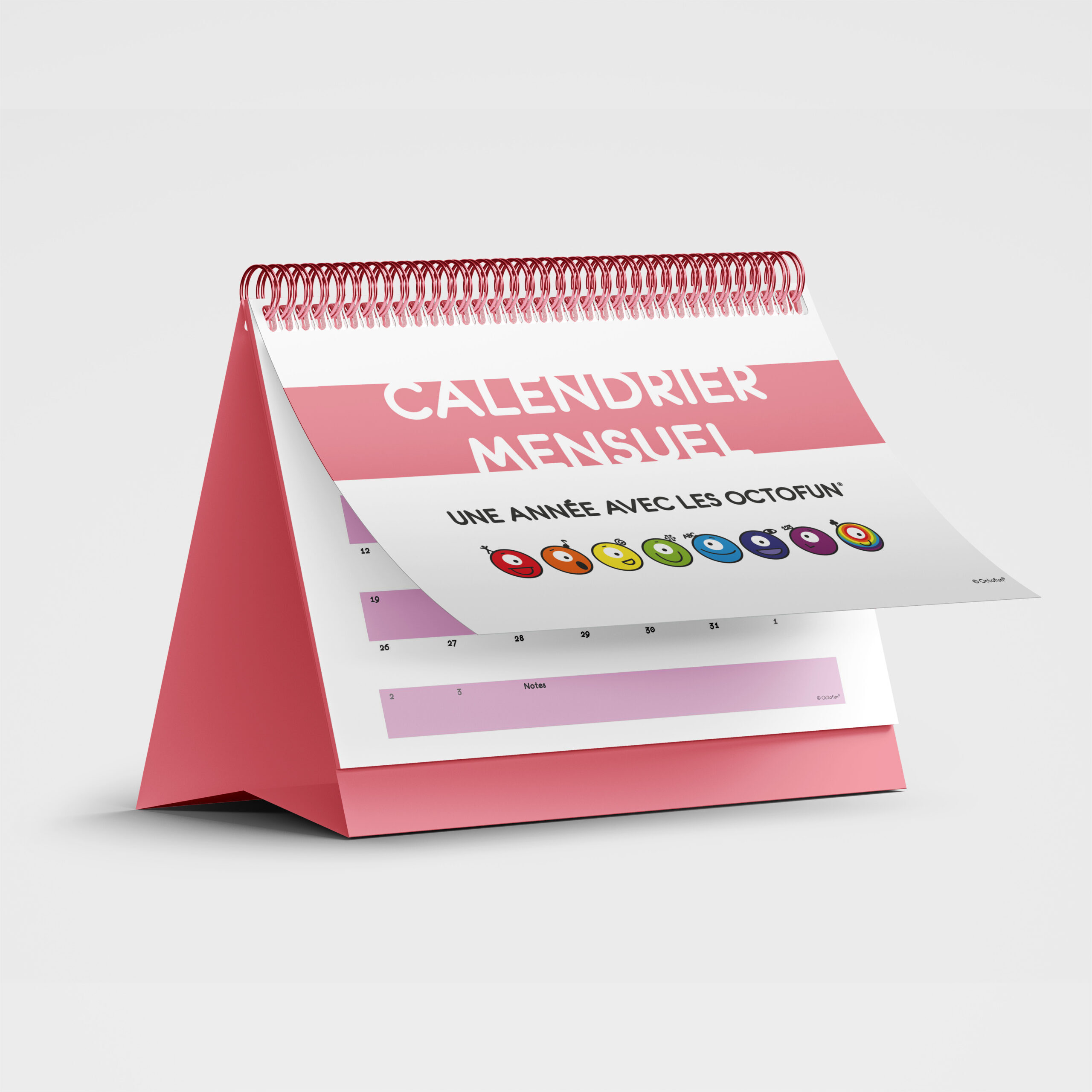 Calendrier Octofun - Mockup